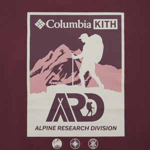 Kith for Columbia ARD Poster Vintage Tee - Magma