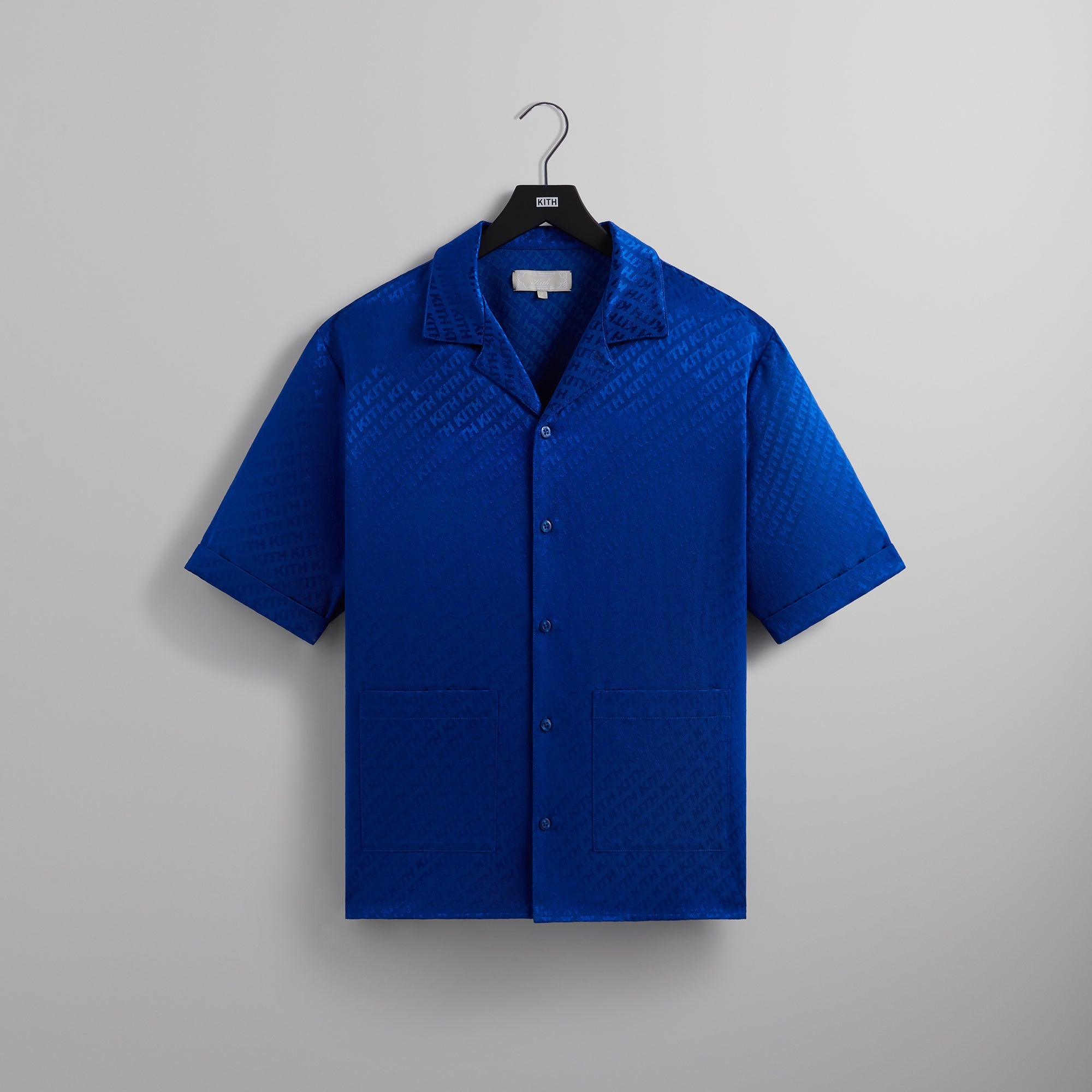 Kith Jacquard Faille Reade Shirt - Cyclone – Kith Europe
