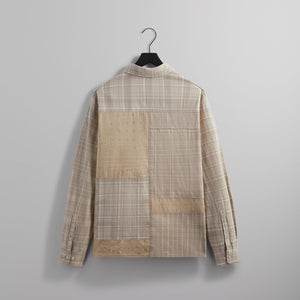 Kith Patchwork Jaydin Buttondown Shirt - Sediment