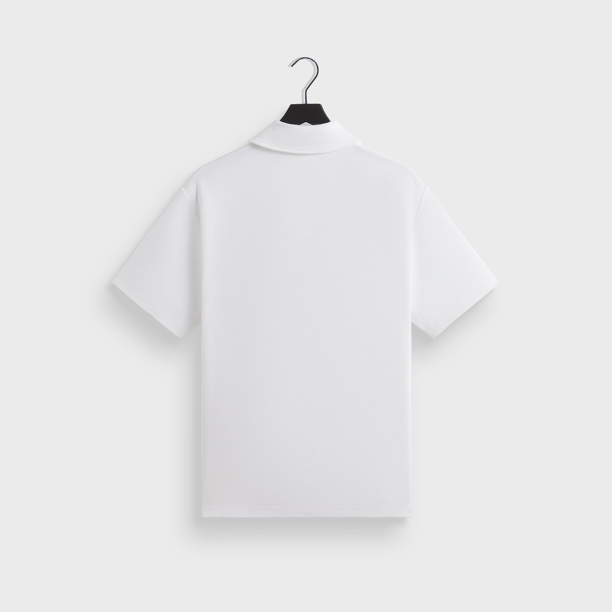 Kith Micro Waffle Drew Polo - White – Kith Europe