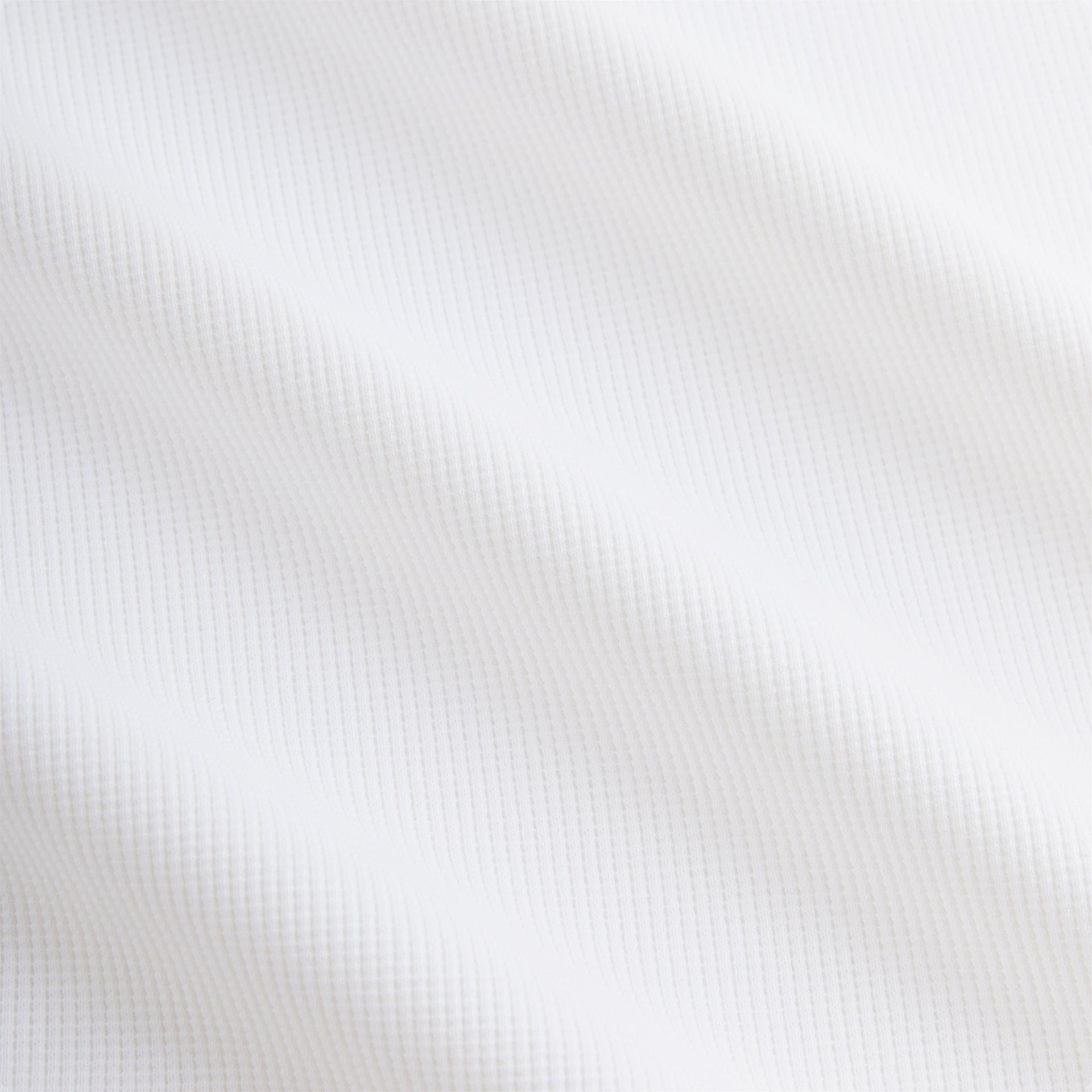 Kith Micro Waffle Drew Polo in White