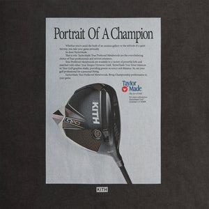 Kith for TaylorMade Champion Vintage Tee - Black