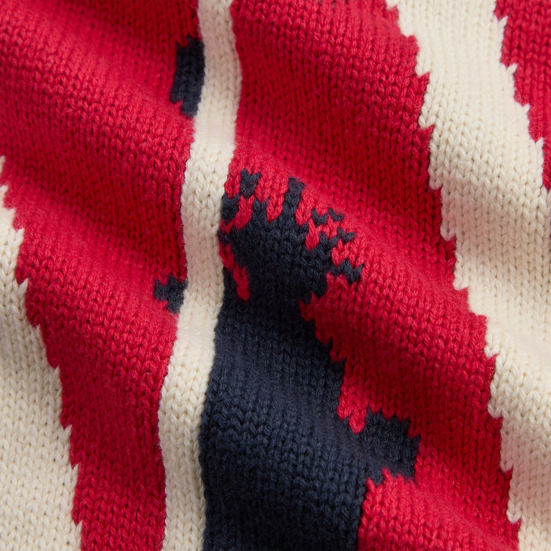 Kith Big Letter New York Wyona Full Zip Sweater - Nocturnal