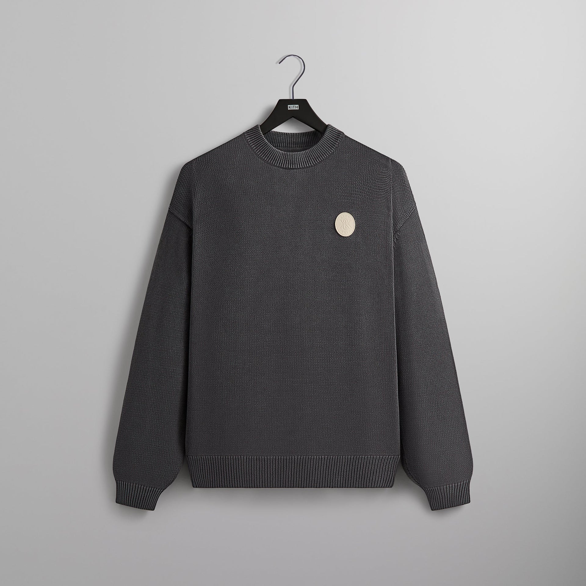 Kith Garment Dyed Lewis Sweater - Battleship PH