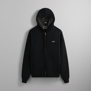 Kith Double Face Williams V Full Zip Hoodie Black Kith Europe