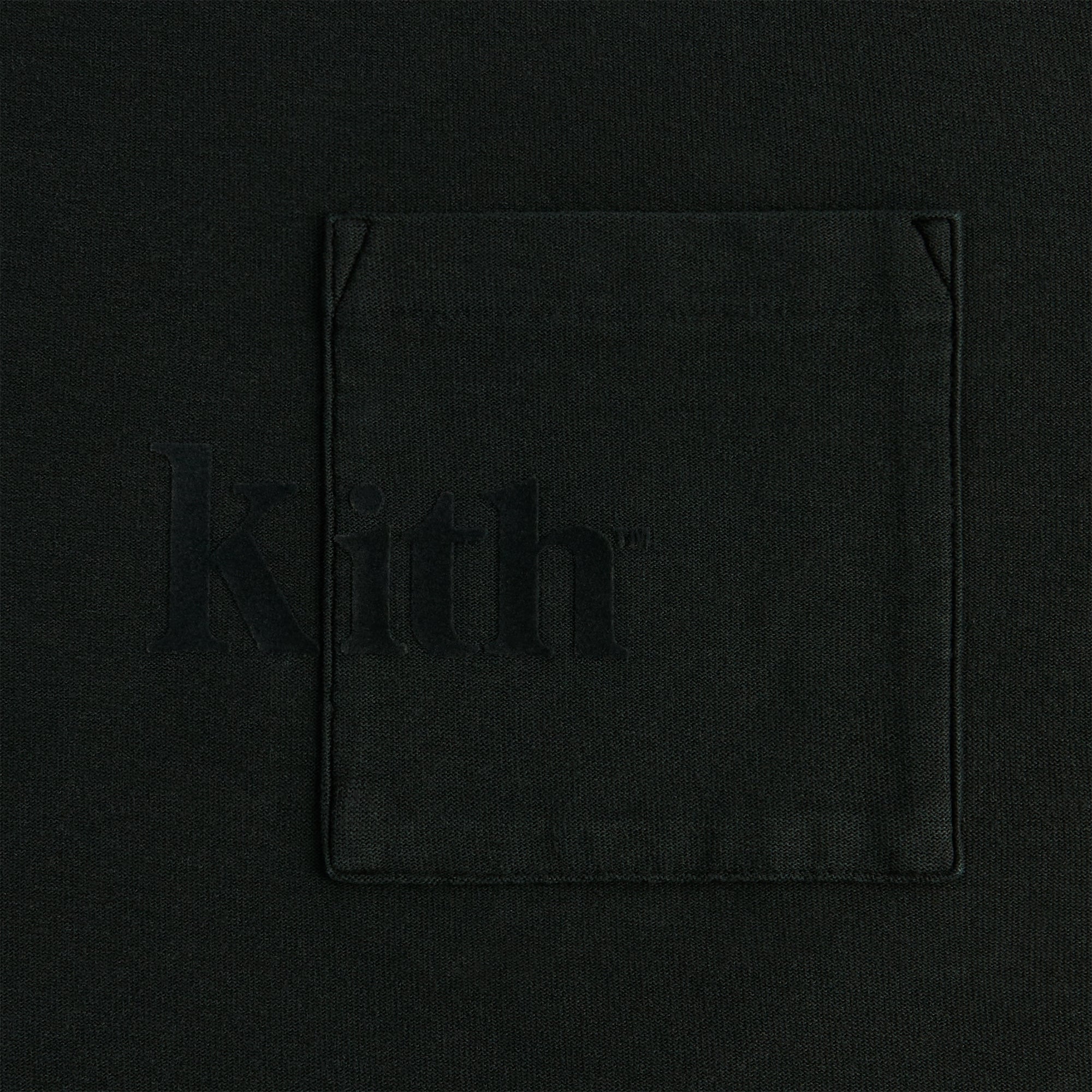 Kith Long Sleeve Quinn Tee - Black – Kith Europe