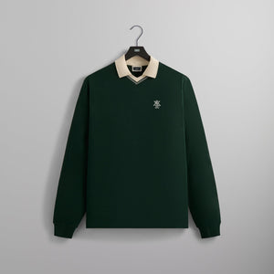 Kith Pique Long Sleeve Tap In Polo - Stadium PH