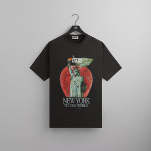 Kith NY to the World Liberty Apple Vintage Tee - Black