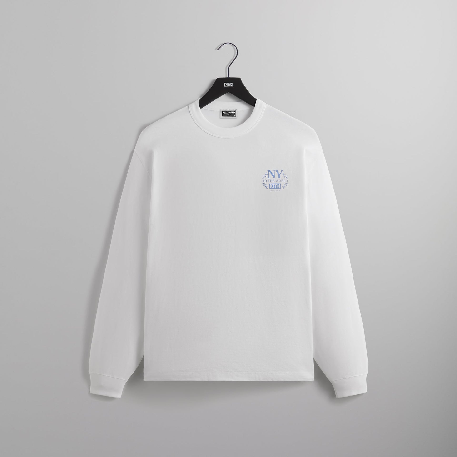 Kith NY to the World Liberty Apple Flame Vintage Long Sleeve Tee - White