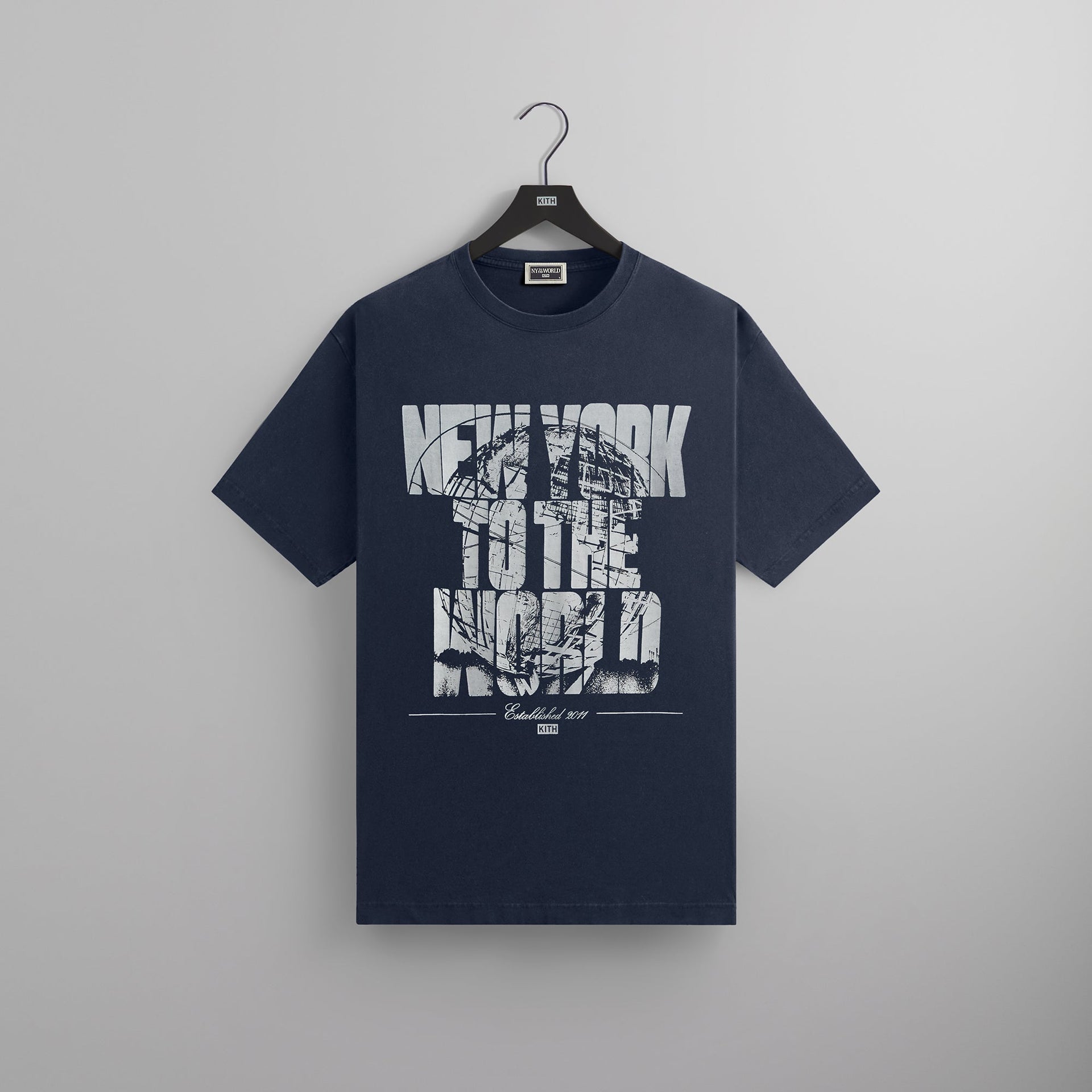 Kith NY to the World Unisphere Vintage Tee - Nocturnal