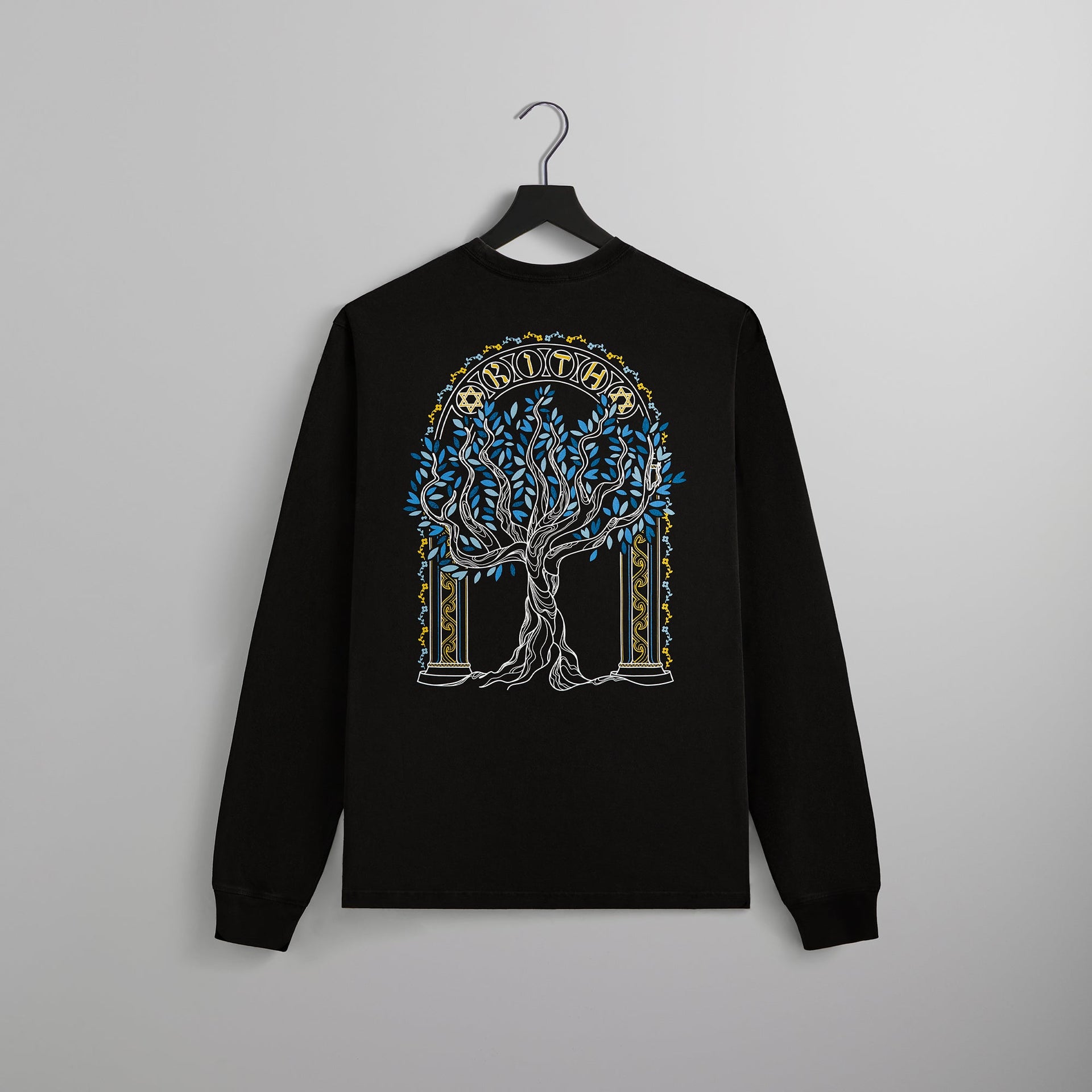 Kith Olive Tree Long Sleeve Tee - Black