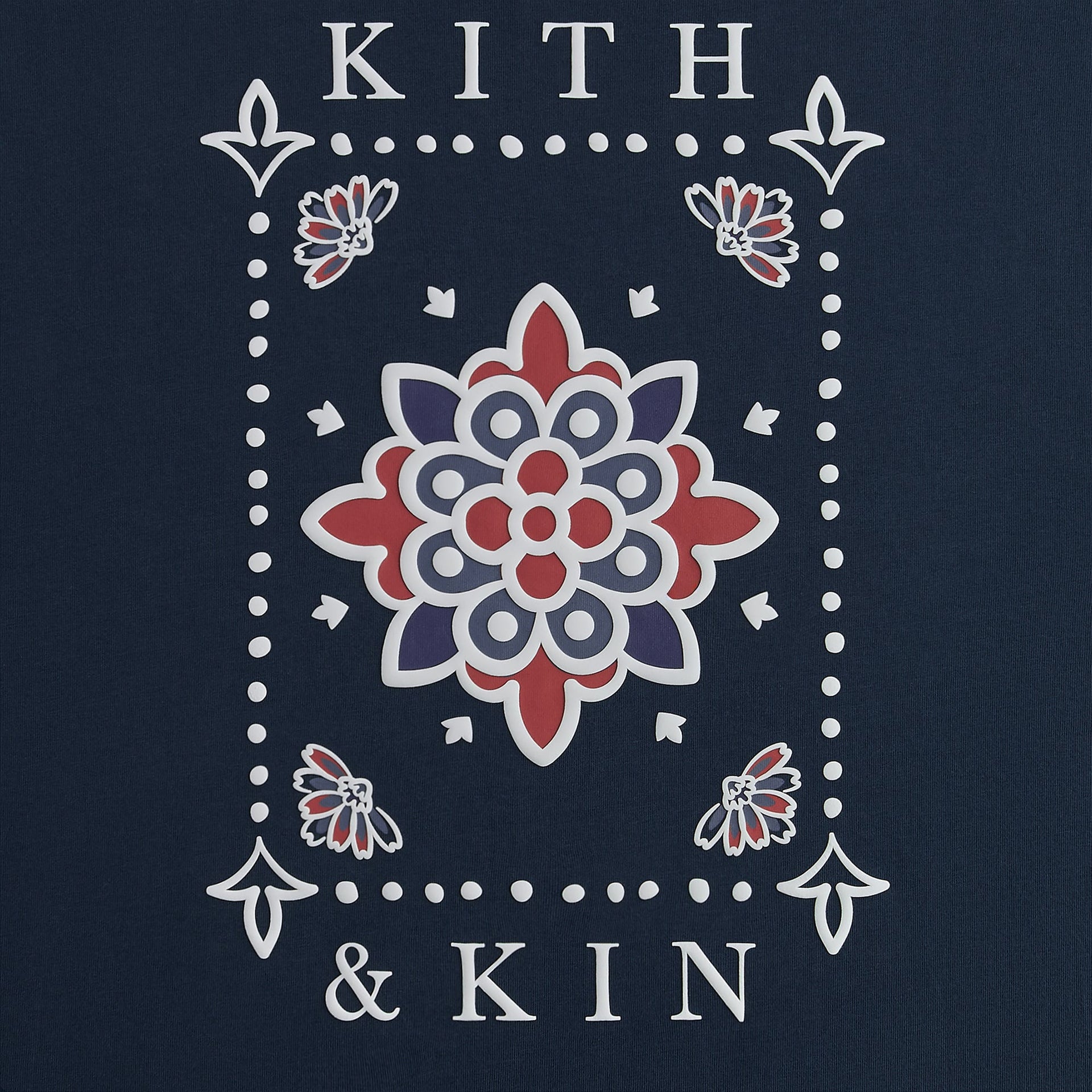 Kith Ornamental Print Tee - Nocturnal