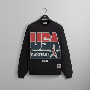 Kith for USA Basketball Legend Vintage Nelson Crewneck - Black