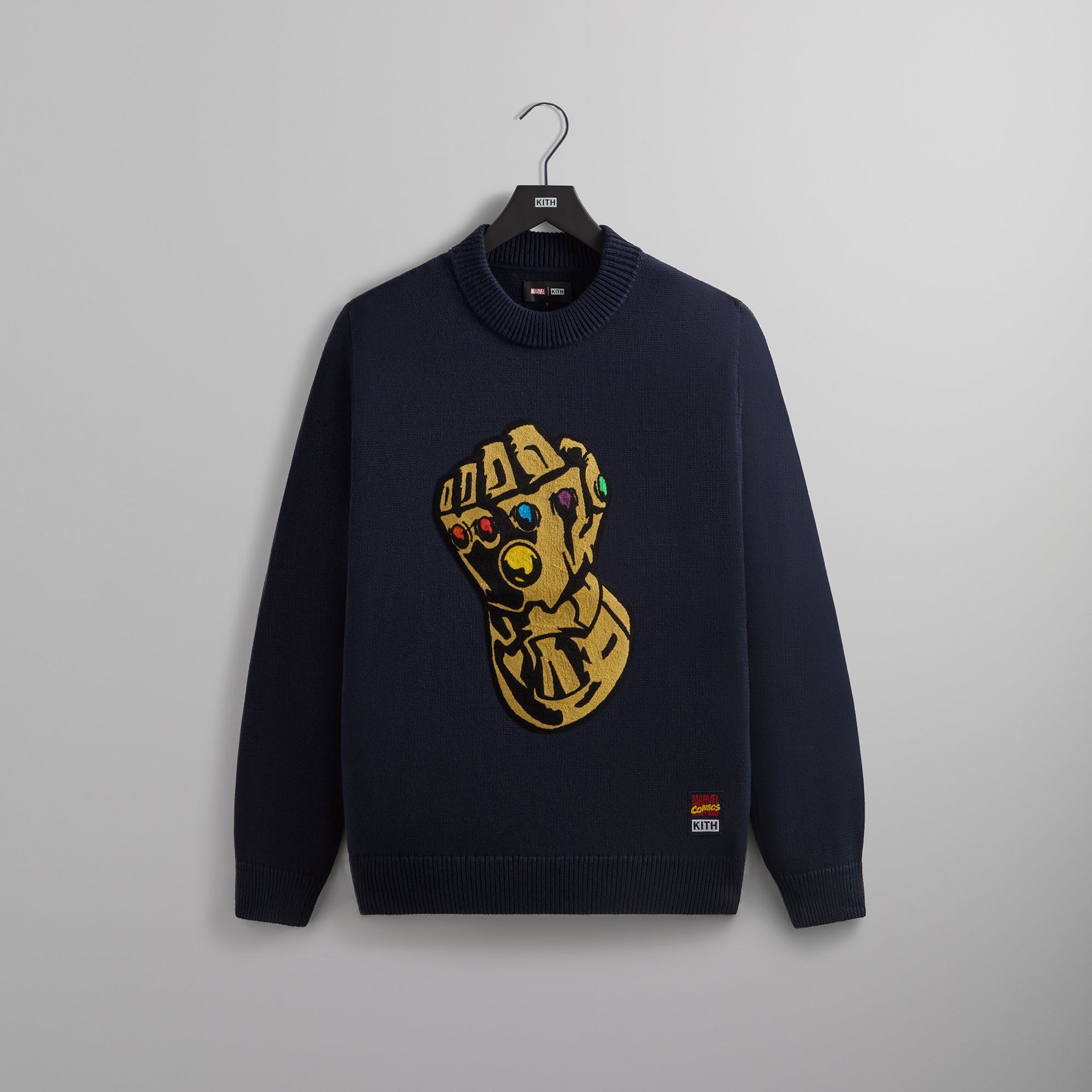 Marvel | Kith Thanos Lewis Crewneck Sweater - Nocturnal PH