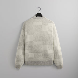 Kith Lewis Check Sweater - Light Heather Grey PH