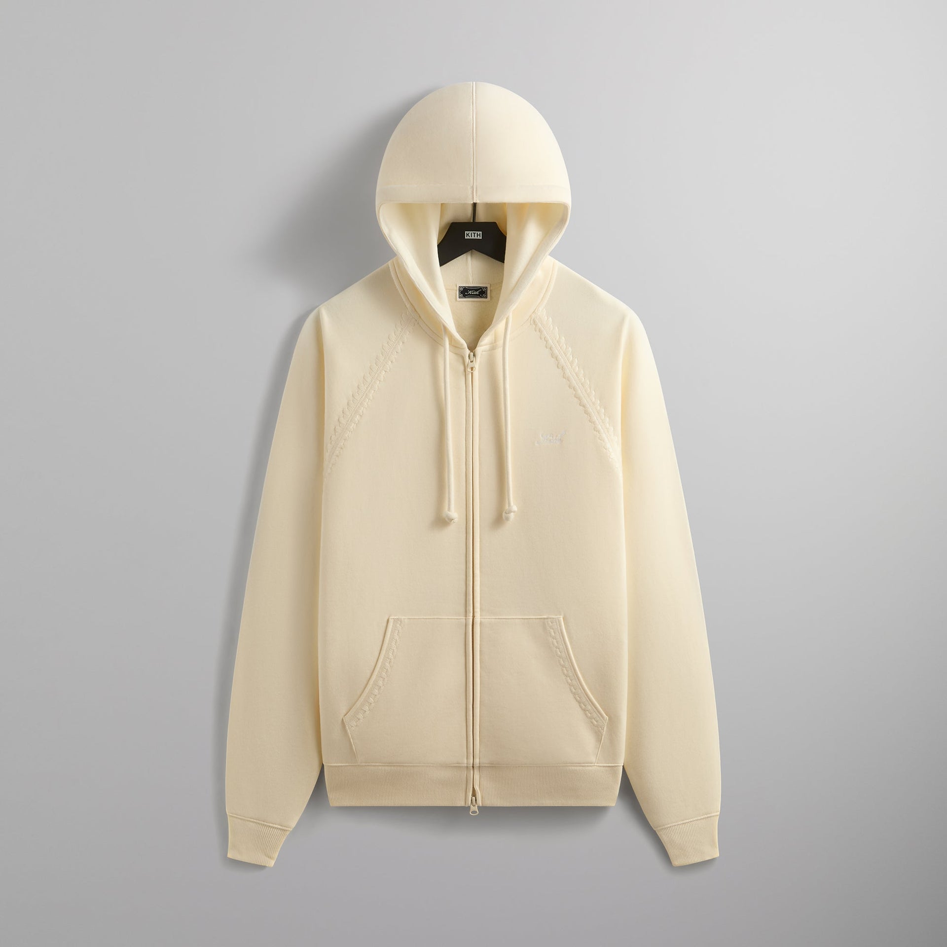 Kith Vale Raglan Full Zip Hoodie - Sandrift PH