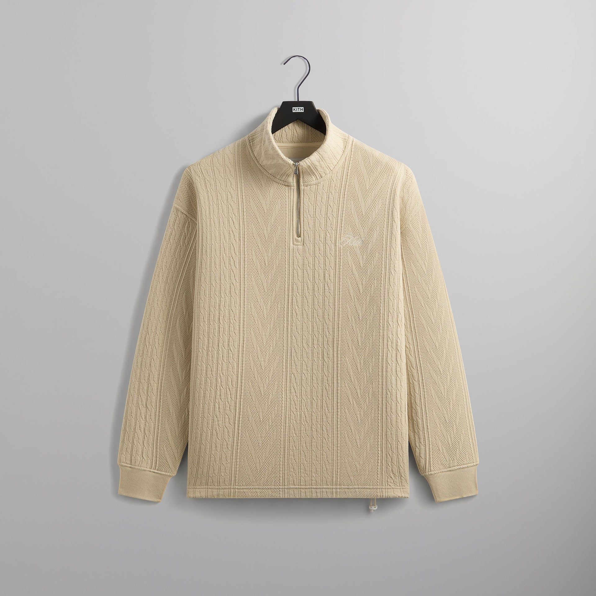 Kith Cable Fleece Quarter Zip - Arete PH