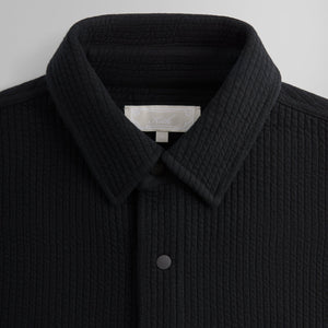 Kith Striped Interlock Ginza Shirt - Black PH