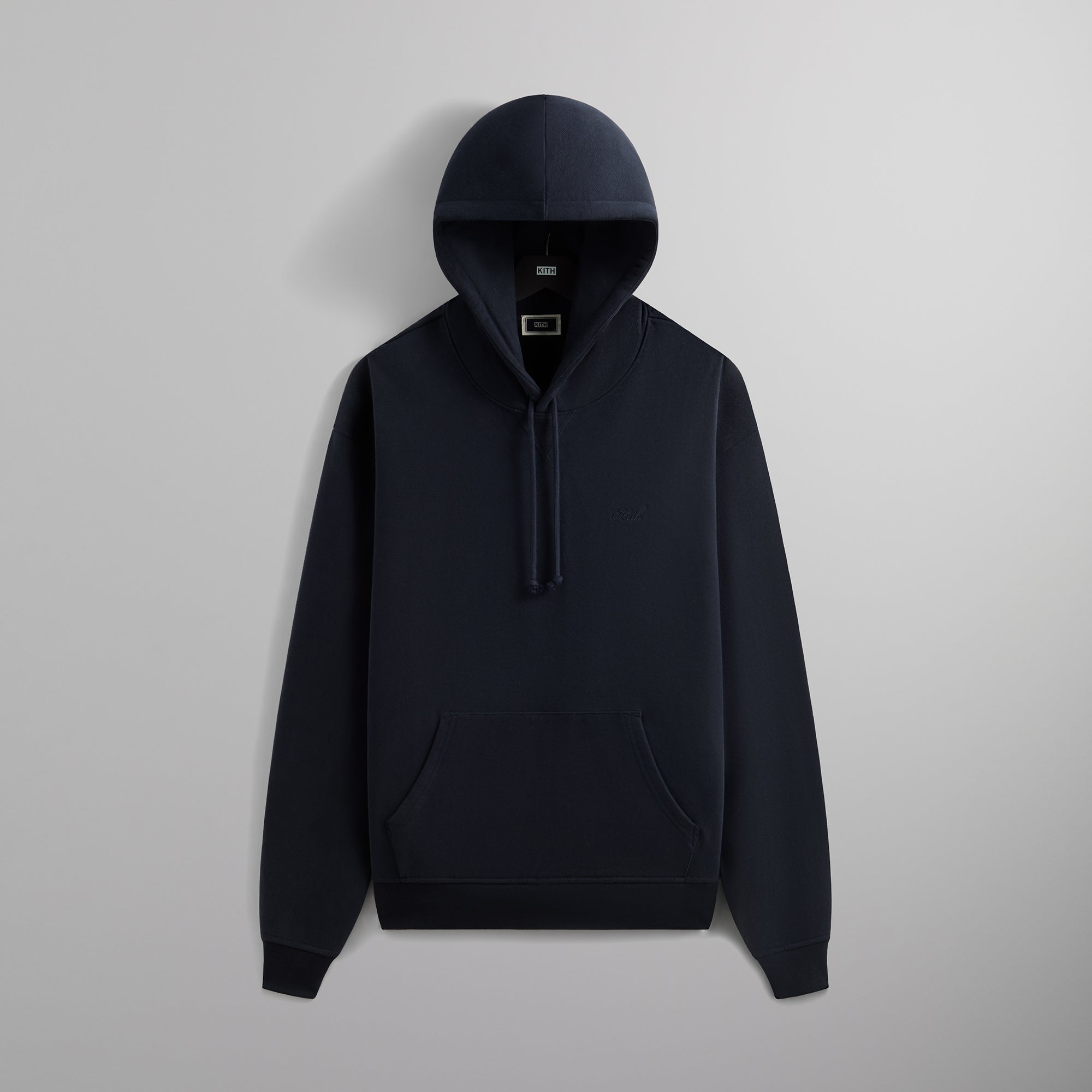 Kith Sueded French Terry Nelson Hoodie - Admiral – Kith Europe