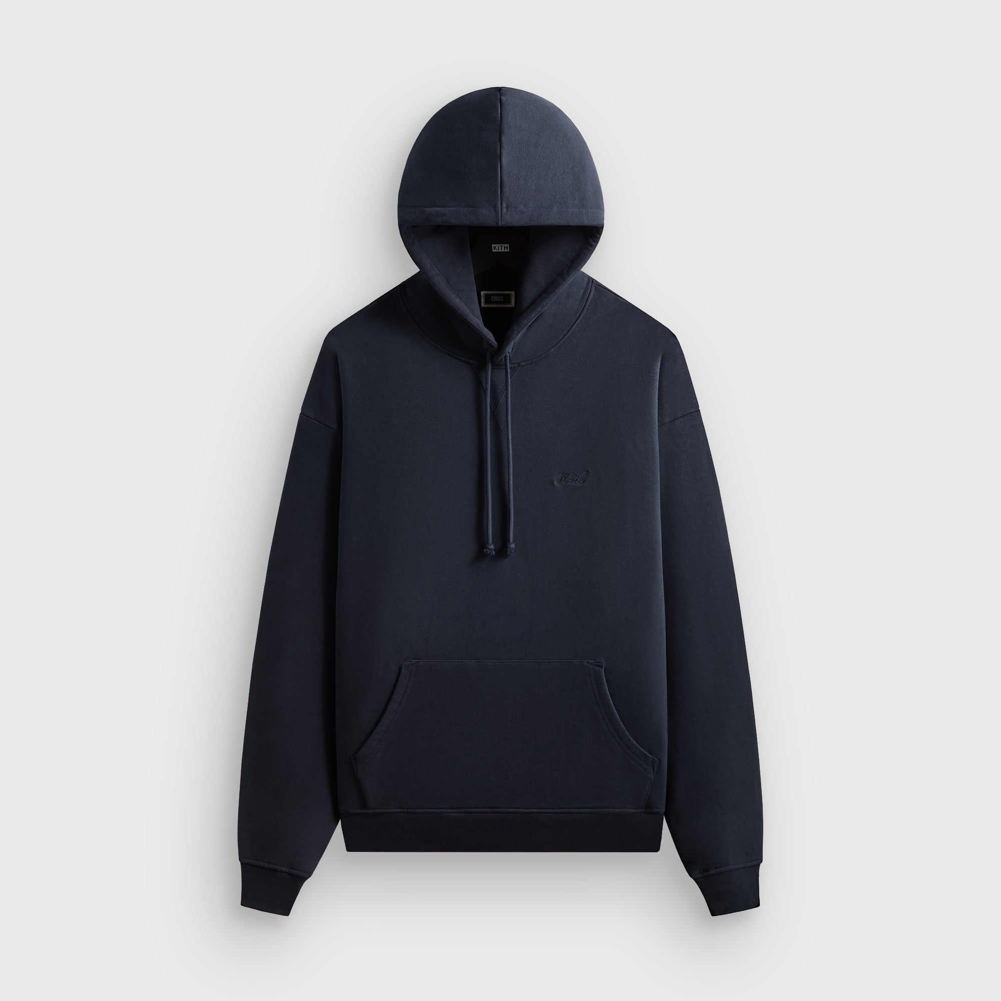 Kith Sueded French Terry Nelson Hoodie - Admiral – Kith Europe