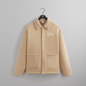 Kith Faux Shearling Long Sleeve Boxy Collared Overshirt - Stolid PH