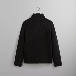 &Kin Speckled Boucle Walker Turtleneck - Black PH