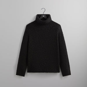 &Kin Speckled Boucle Walker Turtleneck - Black PH