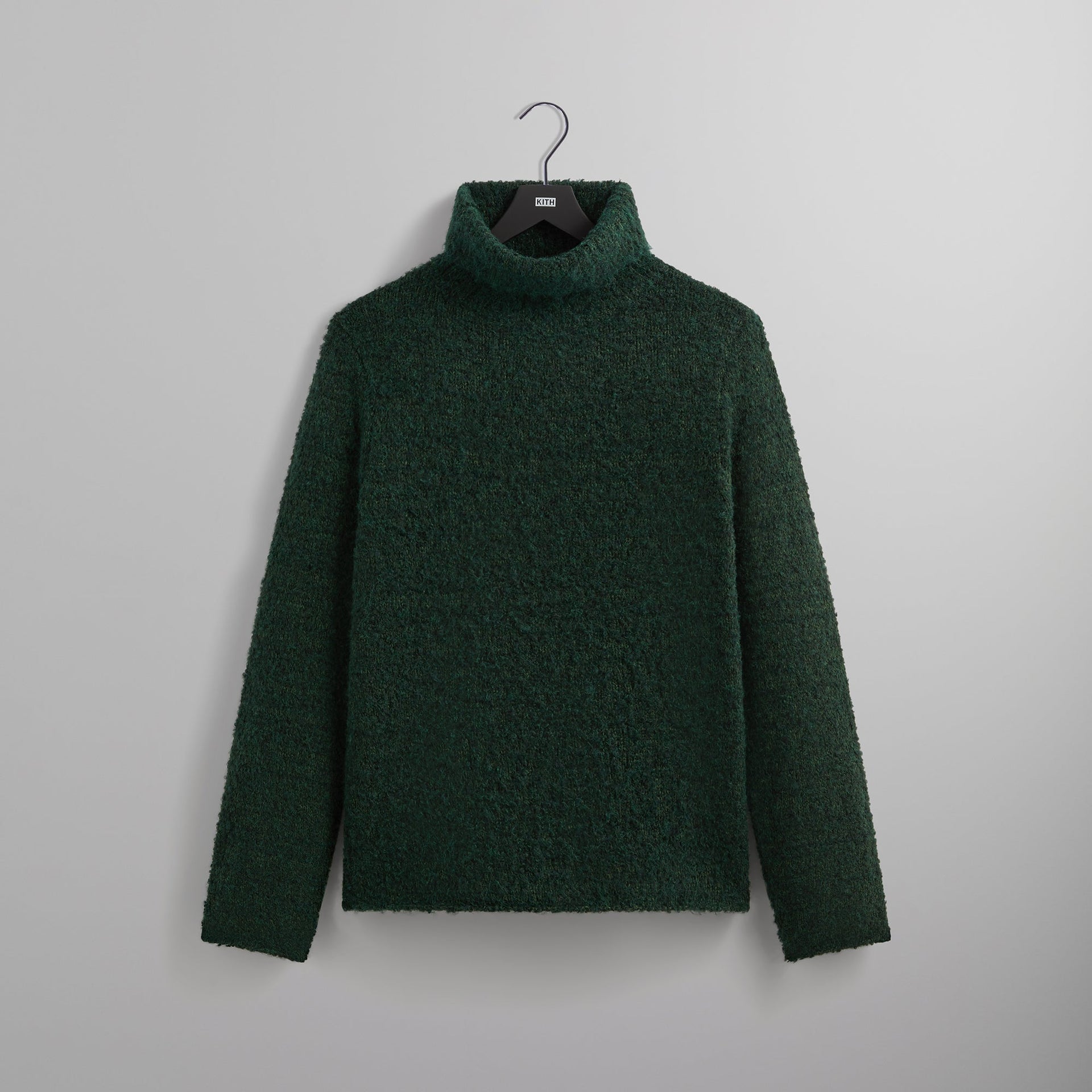 &Kin Speckled Boucle Walker Turtleneck - Stadium