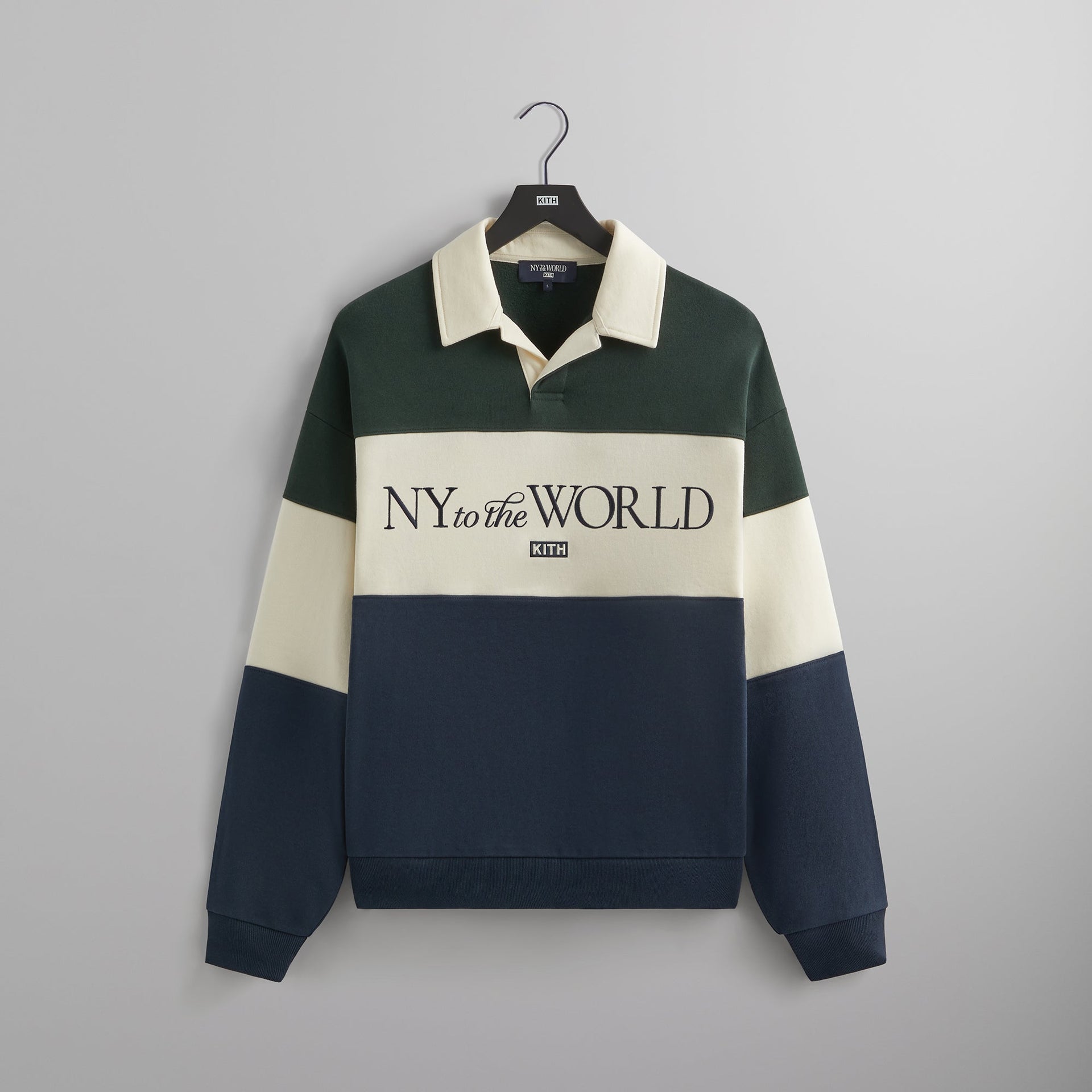 Kith NY to the World Nelson Collared Pullover - Stadium