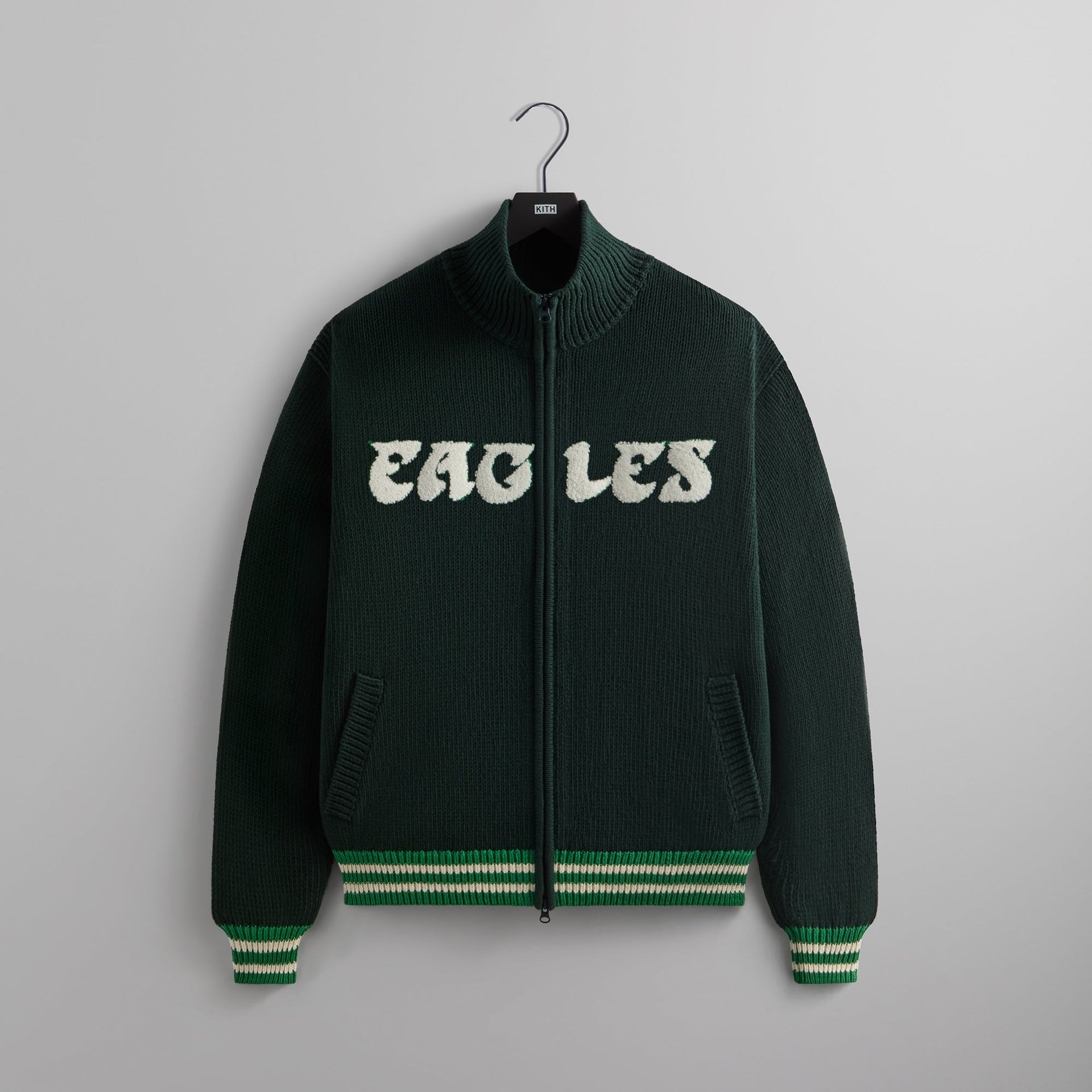 Kith & '47 for the NFL: Eagles Wyona Full Zip Sweater - Stadium PH