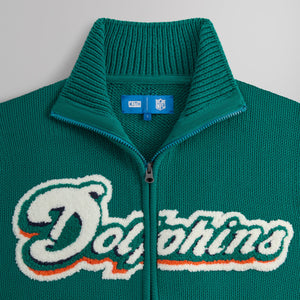 Kith & '47 for the NFL: Dolphins Wyona Full Zip Sweater - Center