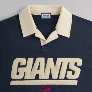 Kith & '47 for the NFL: Giants Nelson Collared Pullover - Nocturnal PH