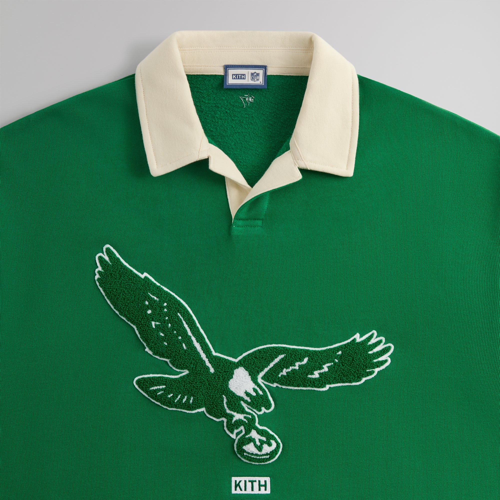 ☆ KITH x ‘47 NFL JETS EAGLES L/S tee コラボスウェット ☆ Kith & 47' For The NFL Eagles Vintage Tee Size XL - IN HAND