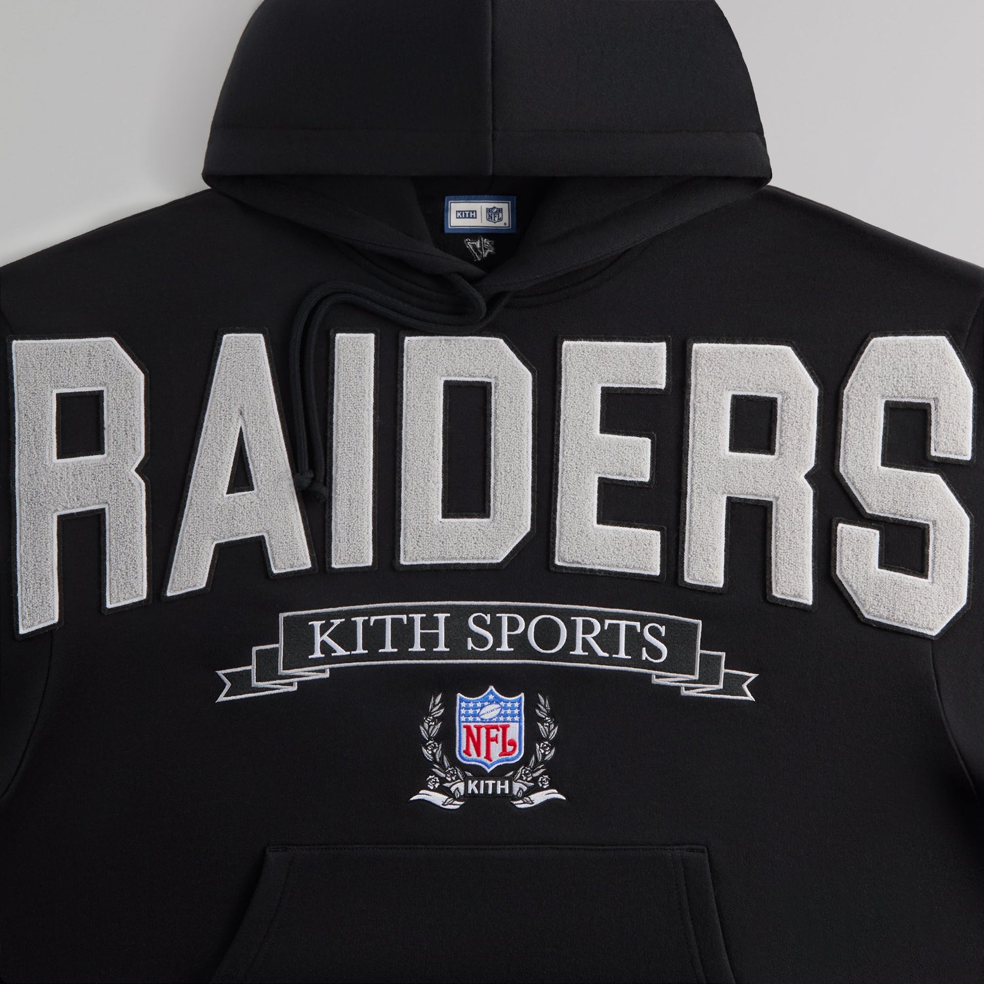 Kith & '47 for the NFL: Raiders Nelson Hoodie - Black