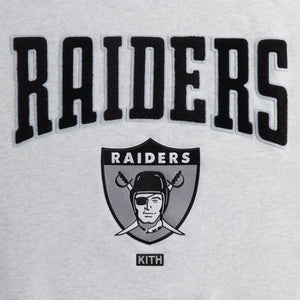 Kith & '47 for the NFL: Raiders Nelson Crewneck - Light Heather Grey