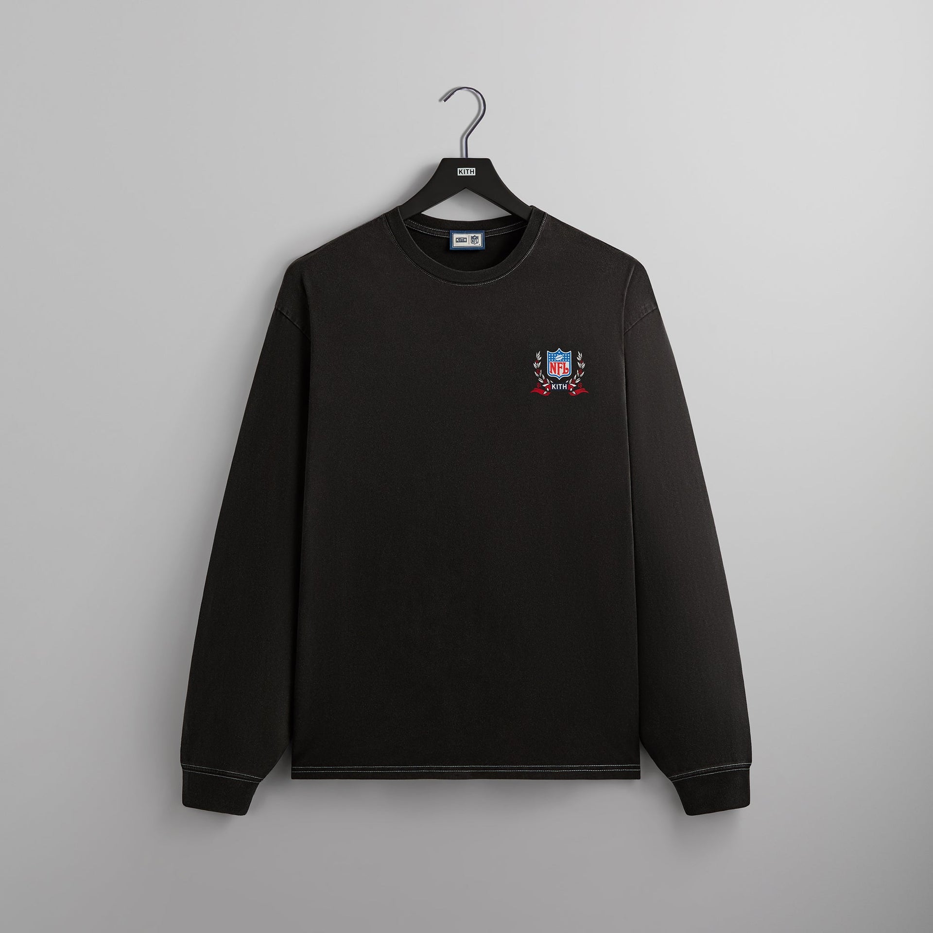 Kith & '47 for the NFL: Giants Vintage Long Sleeve Tee - Black PH