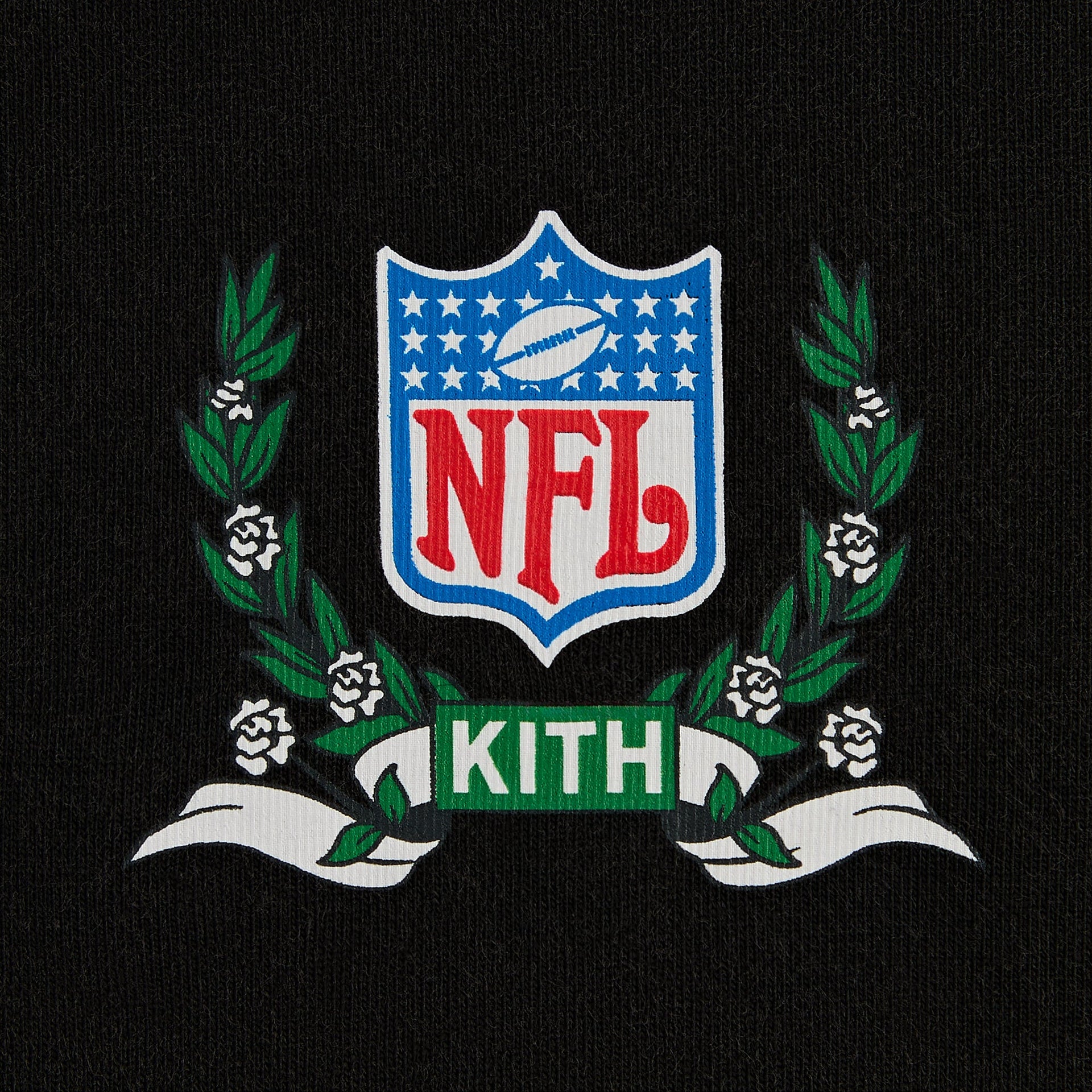 Kith & '47 for the NFL: Eagles Vintage Long Sleeve Tee - Black