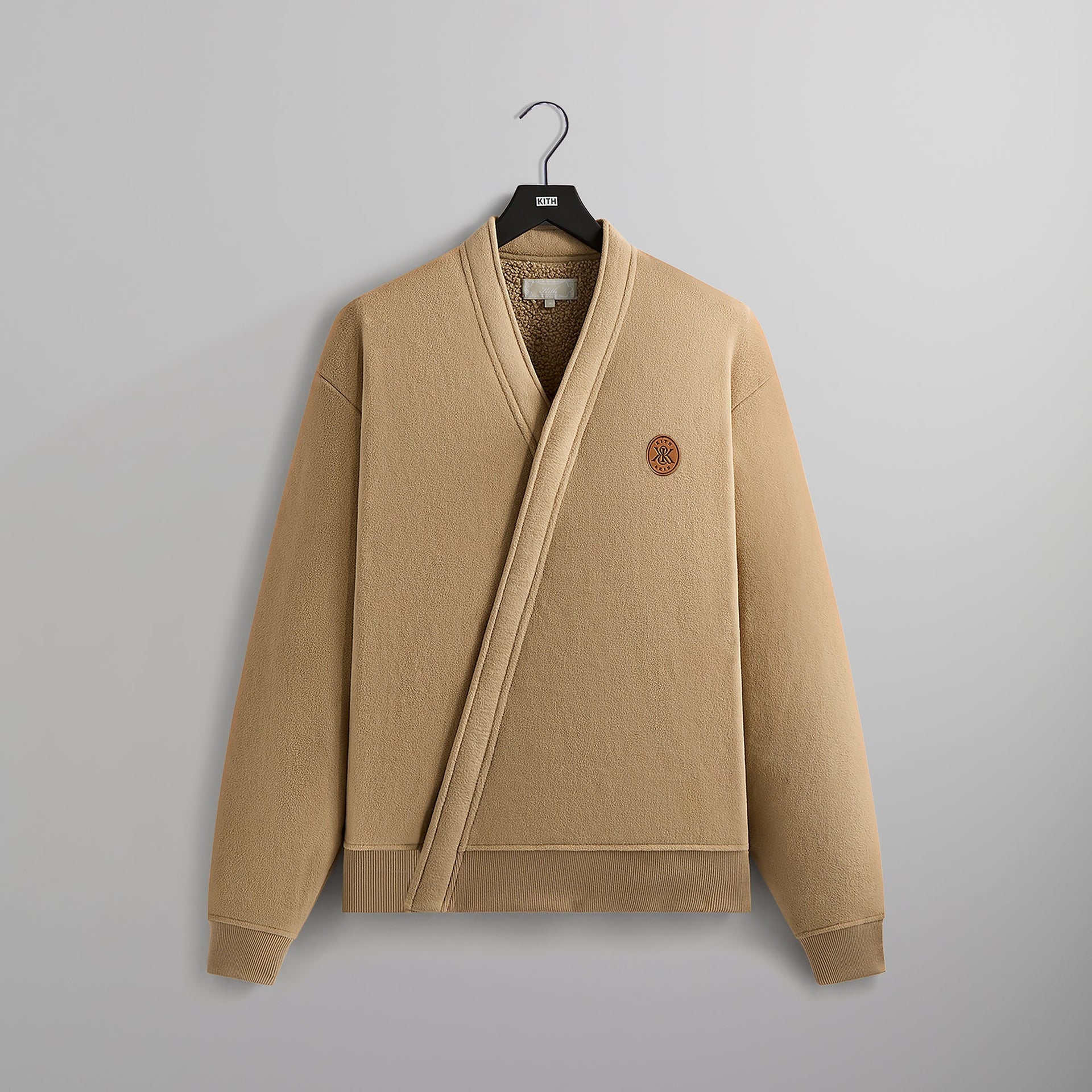 Kith Bonded Sherpa Strauss Cross Front Cardigan - Canvas PH