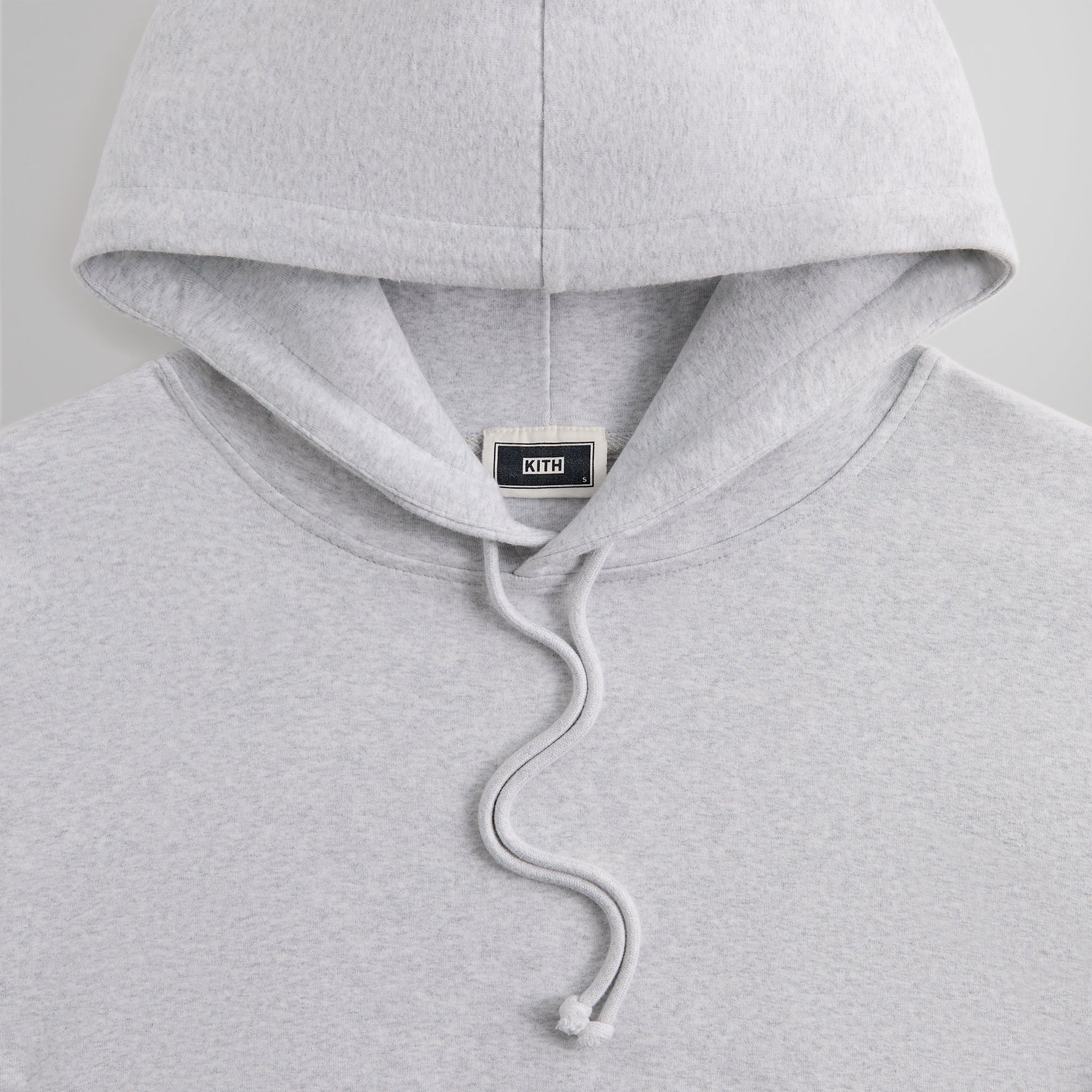 Kith Compact Knit Williams III Hoodie - Light Heather Grey