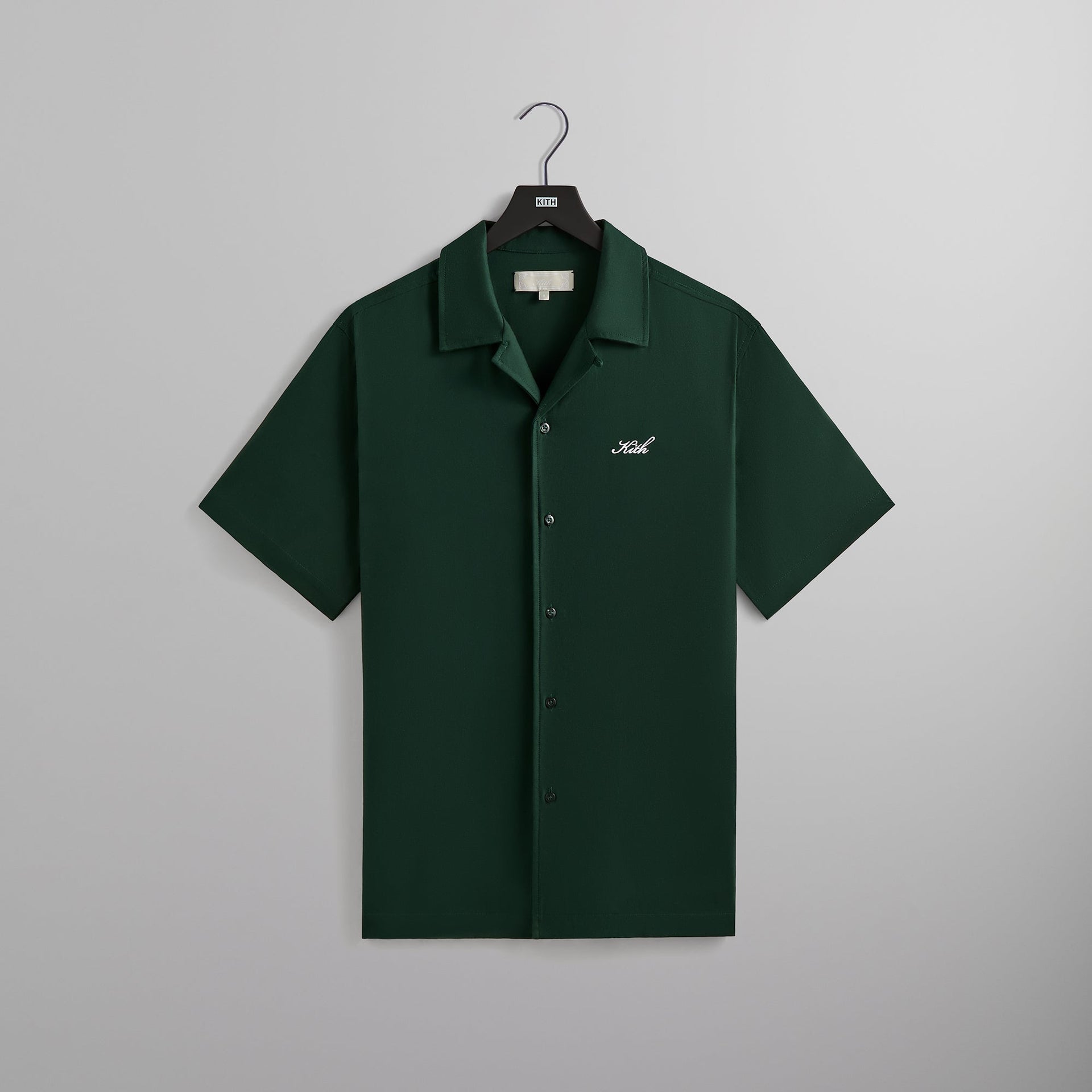 Kith Silk Cotton Short Sleeve Thompson Camp Collar Shirt - Stadium