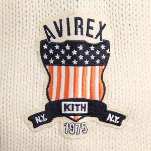 Kith & AVIREX for the New York Knicks Wyona Full Zip Sweater - Black PH