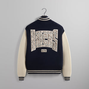 Kith for the New York Knicks Wyona Full Zip Sweater - Nocturnal PH