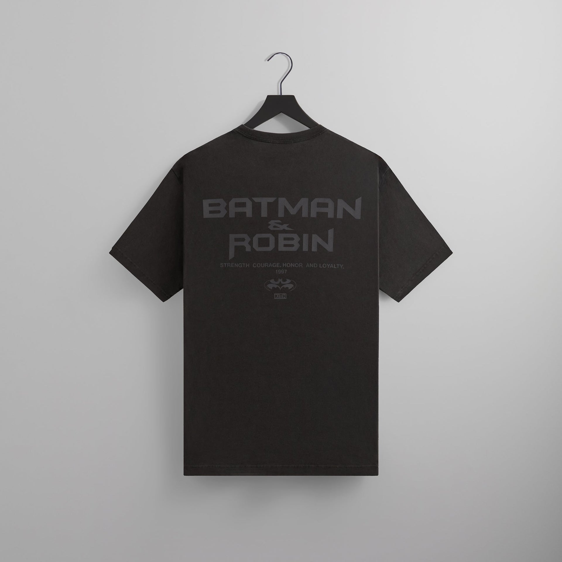 Batman | Kith Batman and Robin Logo Vintage Tee - Black