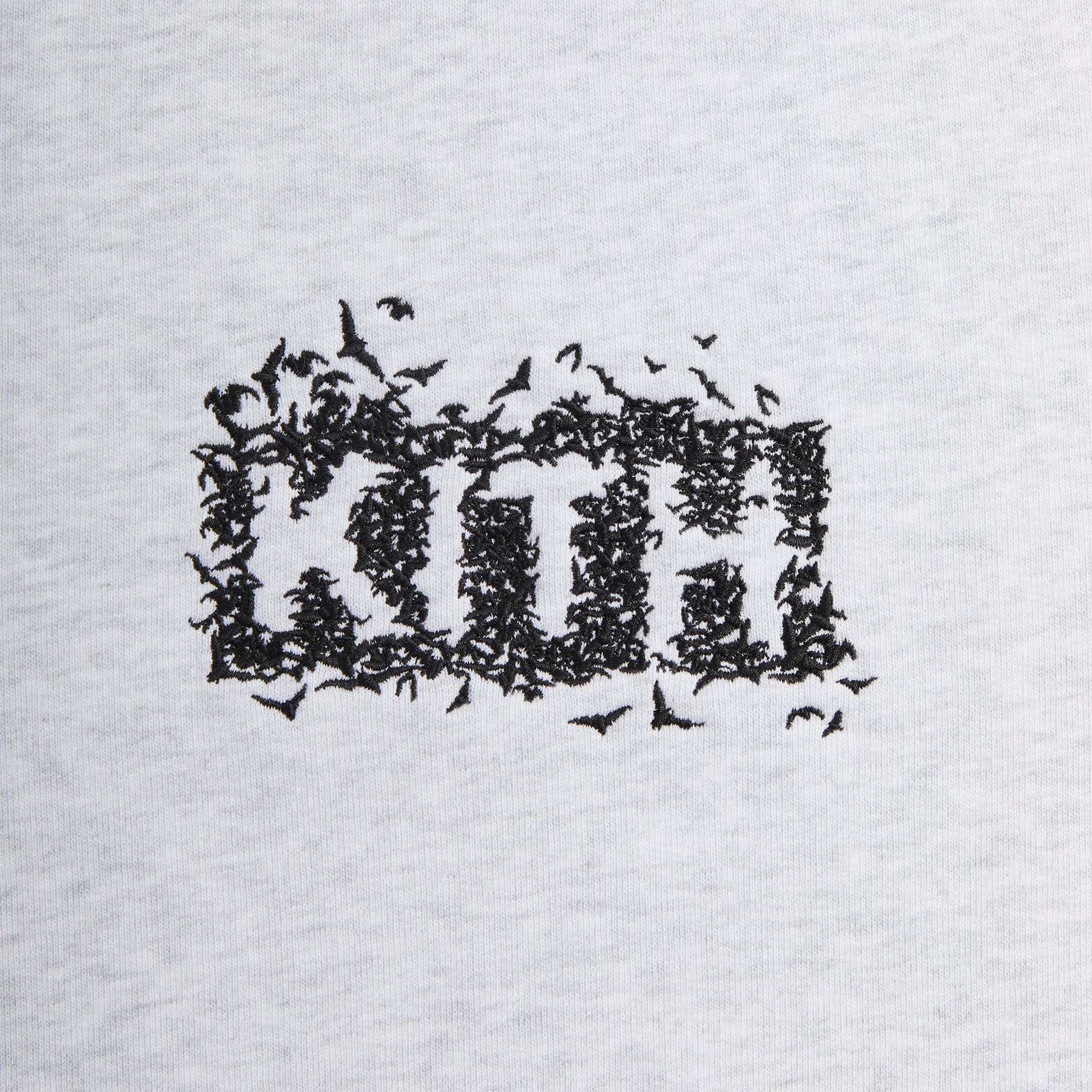 Batman | Kith Bats Vintage Nelson Crewneck - Light Heather Grey