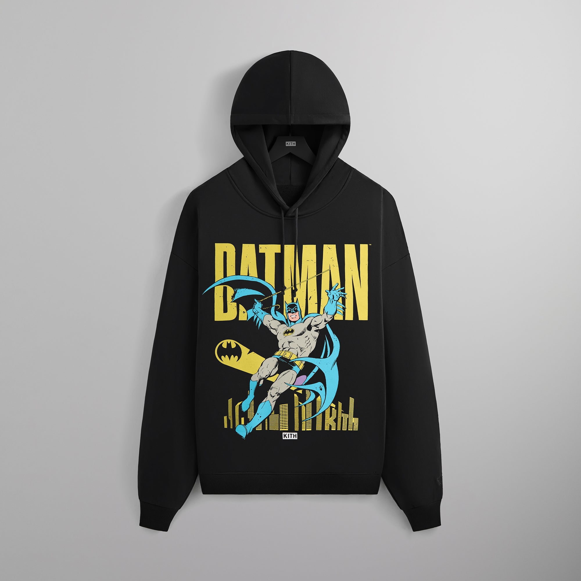 Batman Kith Classic Vintage Nelson Hoodie Black Kith Europe