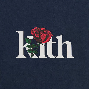 Kith Rose Serif Tee Nocturnal Kith Europe