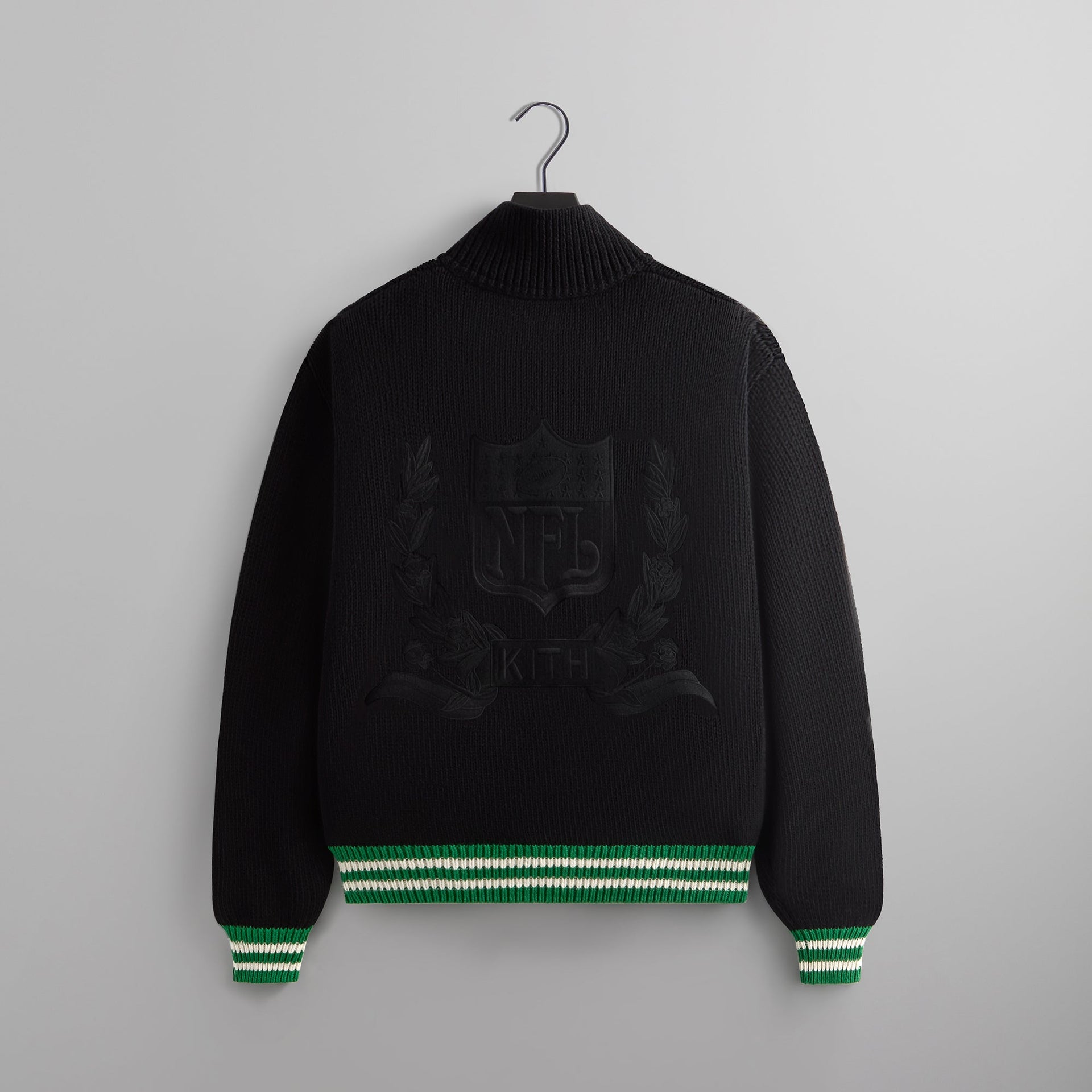 Kith & '47 for the NFL: Jets Wyona Full Zip Sweater - Black