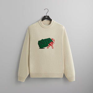 Kithmas Santa Crewneck Sweater Sandy Heather Kith Europe