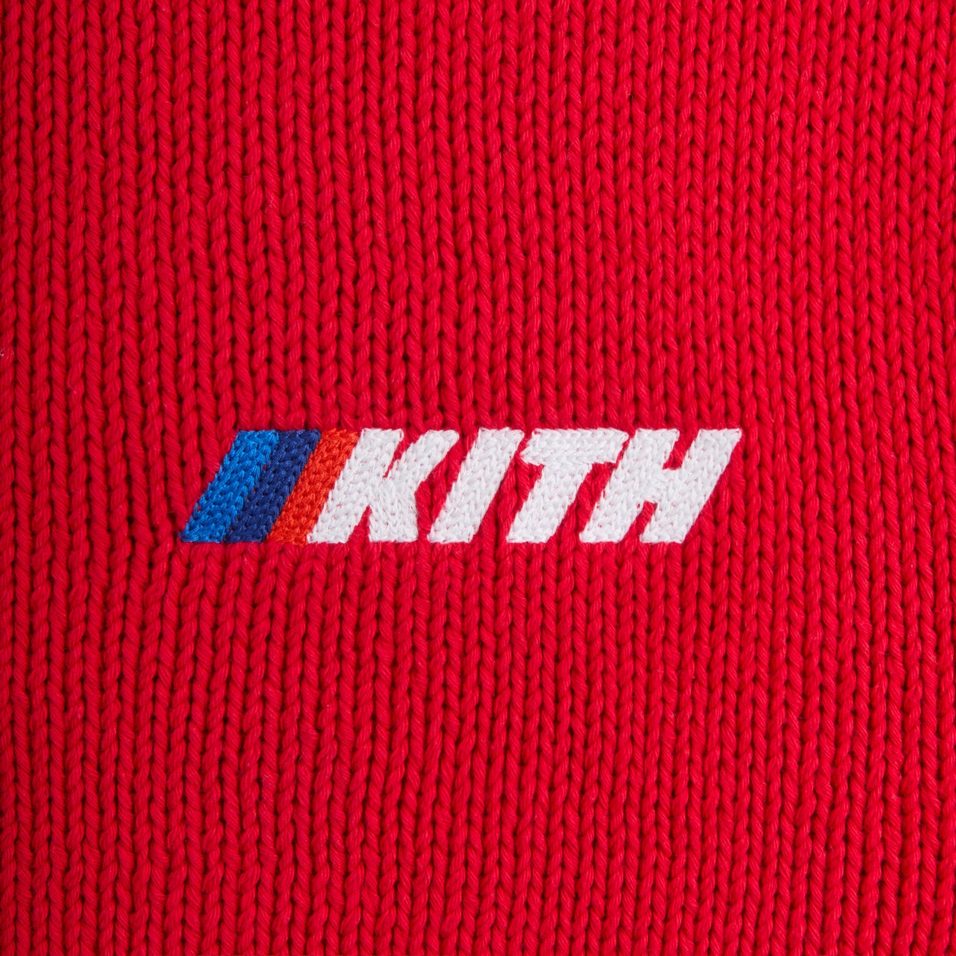 Kith for BMW Wyona Full Zip Sweater - Cinnabar