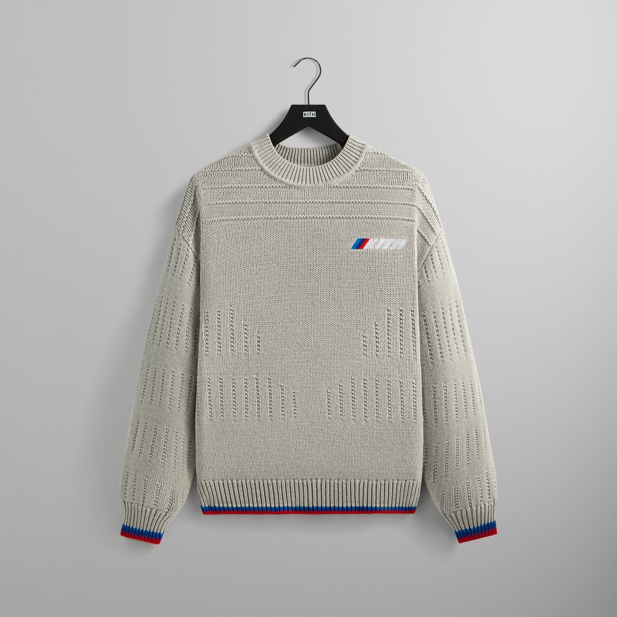 Kith for BMW Sven Crewneck Sweater Light Heather Grey Kith Europe